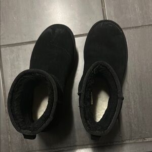 UGG Black Winter Boots with Plush Lining